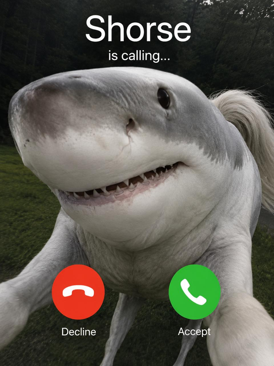 shorse is calling — incoming facetime