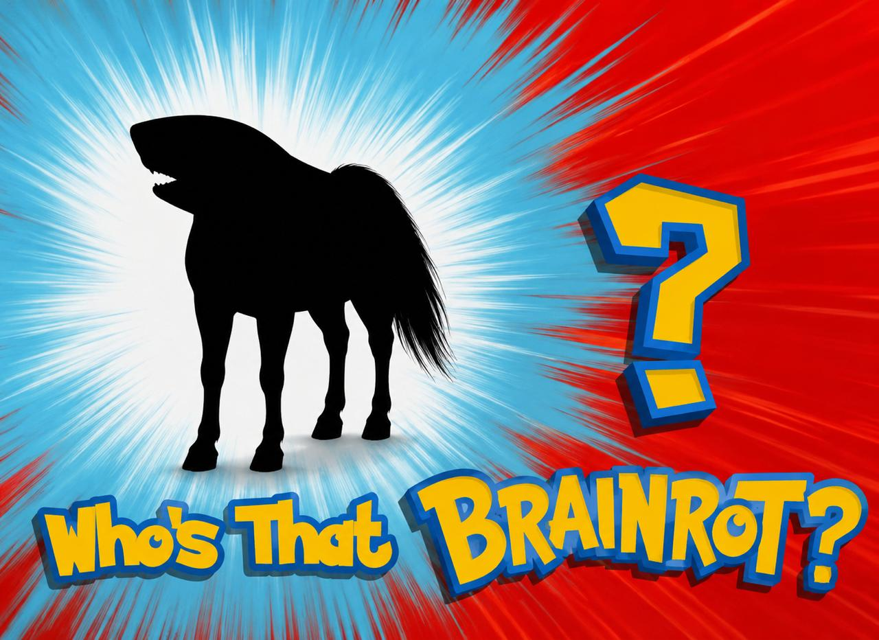 who's that brainrot — shorse silhouette